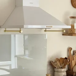 Hotte vintage murale Silverline OSIRIS blanc mat 60 cm