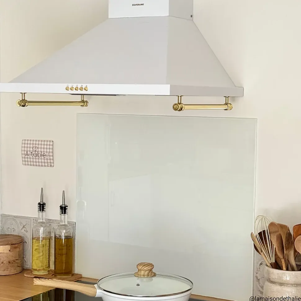 Hotte vintage murale Silverline OSIRIS blanc mat 60 cm