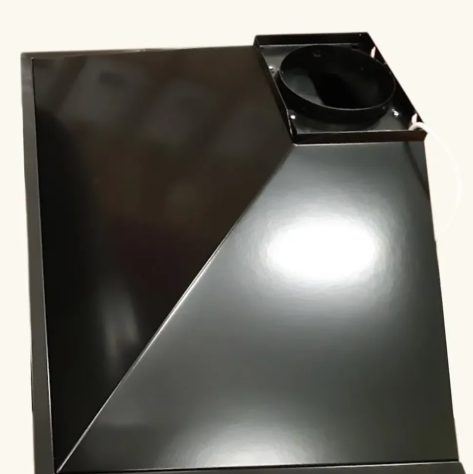 Hotte vintage murale Silverline OSIRIS noir mat 90 cm