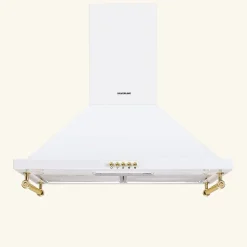 Hotte vintage murale Silverline OSIRIS blanc mat 90 cm