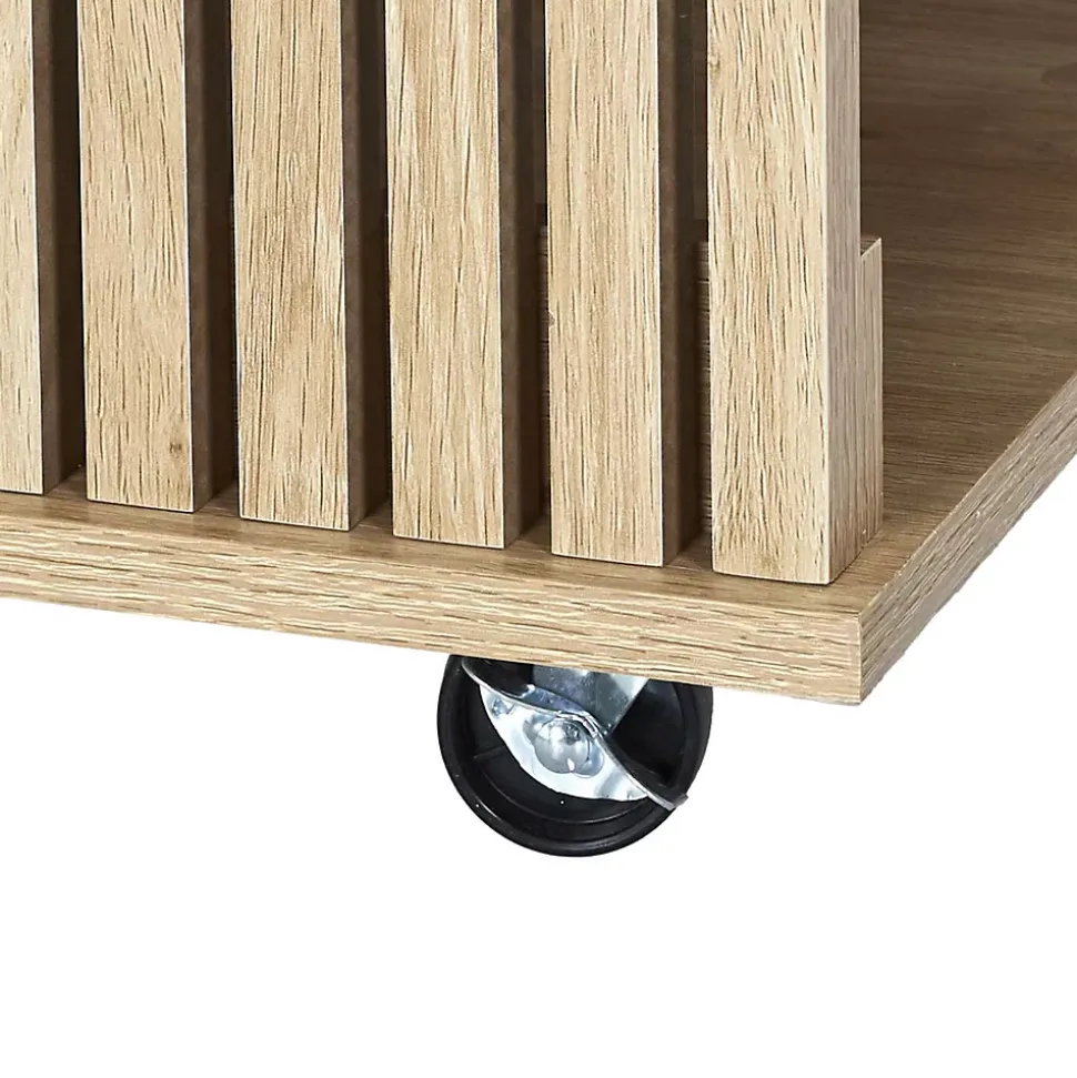 Ilot de cuisine Saulk en bois - Marron