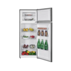 INDESIT Réfrigérateur 2 portes 206 litres inox - I55T0412X