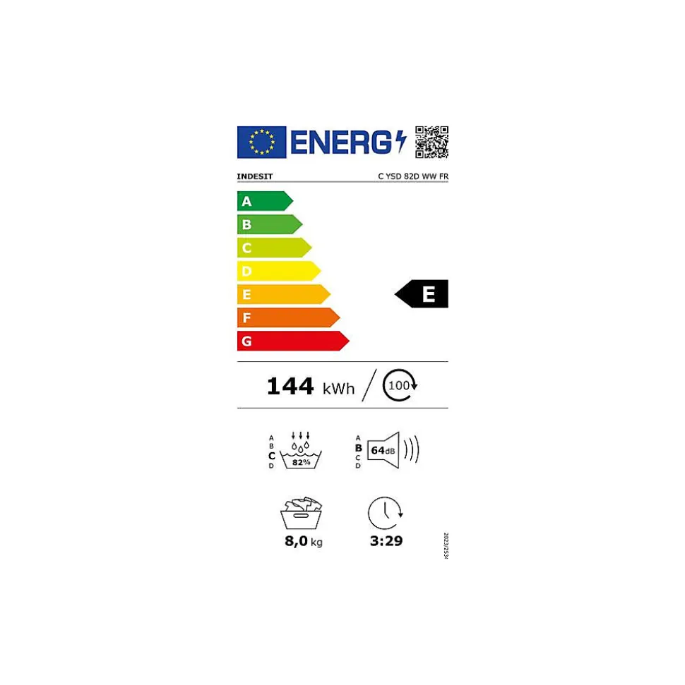 INDESIT Sèche-linge CYSD82DWWFR