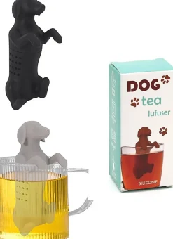 Infuseur à thé chiot en silicone 3D
