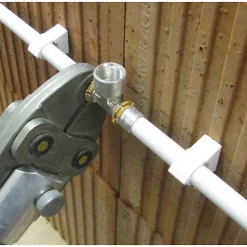 ING FIXATION Tub-ring double pour tube multicouche diam 16 mm - Boîte de 50 pièces - A315220