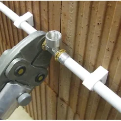 ING FIXATION Tub-ring double pour tube multicouche diam 16 mm - Boîte de 50 pièces - A315220