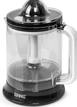 JE416 Presse agrumes 40W Capacité 1,6 litre Filtre réglable pour la pulpe Jus oranges citrons agrume frais Duronic