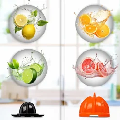 JE304 Presse agrumes 300W Capacité 400 ml Filtre réglable Poignée en aluminium Jus oranges citrons agrume frais Duronic