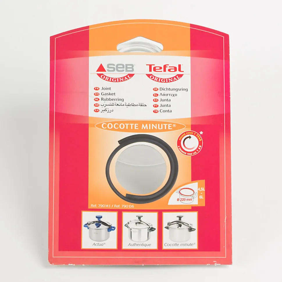 JOINT 4.5 6 L ALU INOX COCOTTE SEB POUR PETIT ELECTROMENAGER - 790141 (Remplace 790136)