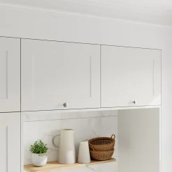 Joue de finition caisson bas Goodhome Artemisia Blanc H. 90 cm x l. 61 cm x Ep. 18 mm