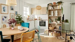 Joue de finition caisson bas Goodhome Stevia et Garcinia Blanc H. 90 cm x l. 61 cm x Ep. 18 mm