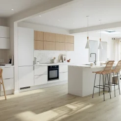 Joue de finition pour colonne XL électroménager Goodhome Chia chêne clair H. 240 cm x l. 61 cm x Ep. 18 mm