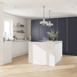 Joue de finition Stevia blanc mat H. 240 x l. 64 x Ép. 1,8 cm Caraway Innovo GoodHome