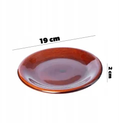 KADAX Assiette à dessert 19 cm pour gâteau, grès, 2 pcs