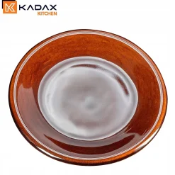 KADAX Assiette à dessert 19 cm pour gâteau, grès, 2 pcs