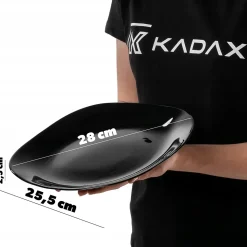 KADAX Assiette à dîner 28 cm Ensemble d'assiettes à dîner Noir