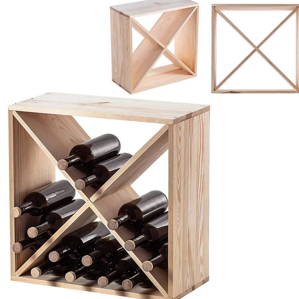 KADAX porte-bouteilles Krojc naturel K11373