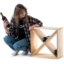 KADAX porte-bouteilles Krojc naturel K11373