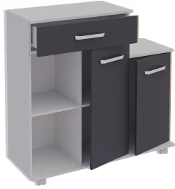 Küchenwagen Servierwagen Rollen Bakila