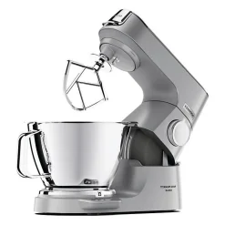KENWOOD KVC85.124.SI - Robot patissier Titanium Chef Baker - 2 bols en inox 3,5L et 5L - Balance integree 6kg - Blender 1,8L - 1