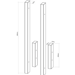 Kit de conversion GoodHome pour lave-vaisselle 45 cm