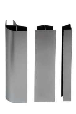 Kit de raccords de plinthe de cuisine (2AG + 2H + 2U) Nordlinger 16/19 mm, gris