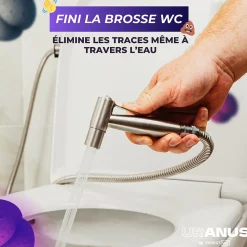 Kit Douchette WC avec Robinet 3 voies (Brevet Déposé) - Marque Française - Qualité supérieure - Expert WC