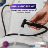 Kit Douchette WC Noir avec Robinet 3 voies (Brevet Déposé) - Marque Française - Qualité supérieure - Uranus Expert WC