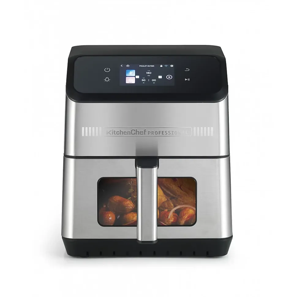 Kitchen Chef Friteuse air fryer 7l connectée +220 recettes incluses - WIFRY-CHEF