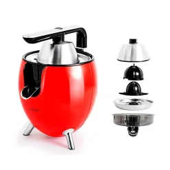 Kitchencook - Presse Agrume électrique 550ml - 2 Cônes De Pressages - Bras Articulé - Bec Verseur - Filtre Acier Inoxydable