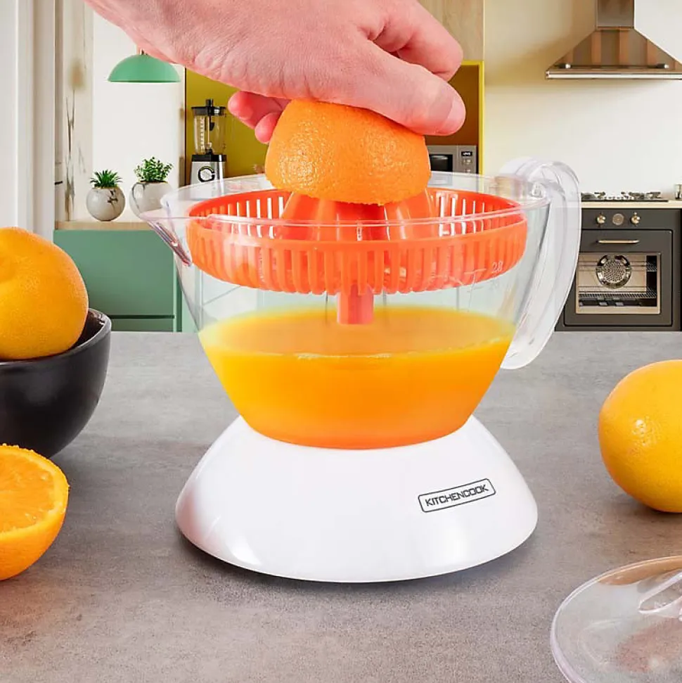 Kitchencook - Presse Agrume électrique 800ml - 1 Cône De Pressage - Poignée Ergonomique - Sans Bpa - Bec Verseur