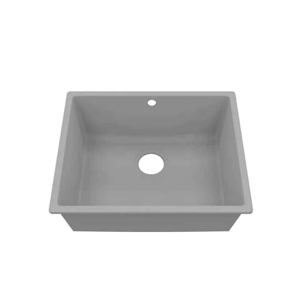 Kitchenette K02 - 120 cm - Façades : Bois - Plan de travail : Blanc - Crédences : Non - Evier Gris