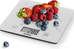 KS1080 Balance de cuisine Capacité 10 kg Affichage numérique Ajout de poids Précision 1 g Pâtisserie Courrier Duronic