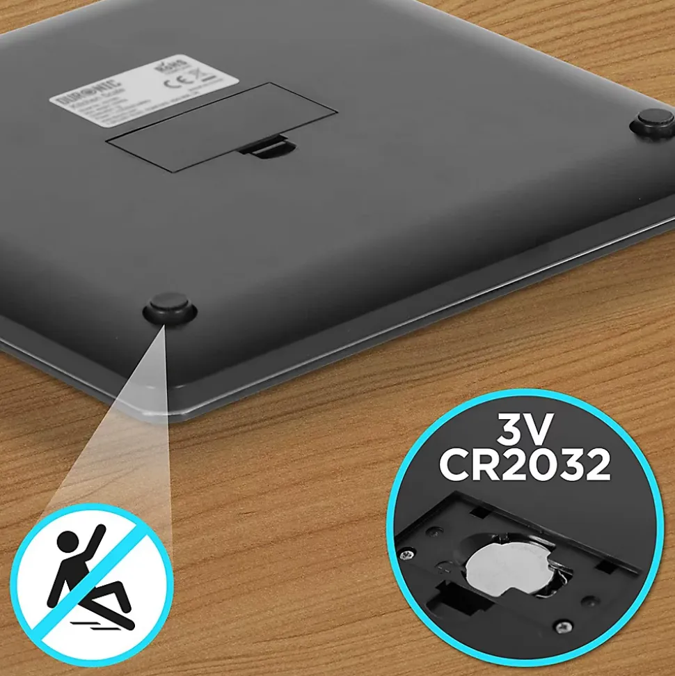 KS1080 Balance de cuisine Capacité 10 kg Affichage numérique Ajout de poids Précision 1 g Pâtisserie Courrier Duronic