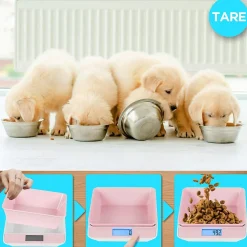 KS100 PK Balance de cuisine Capacité 5 kg Affichage numérique Ajout de poids Précision 1 g Bol 1,2L 4 capteurs précis Duronic