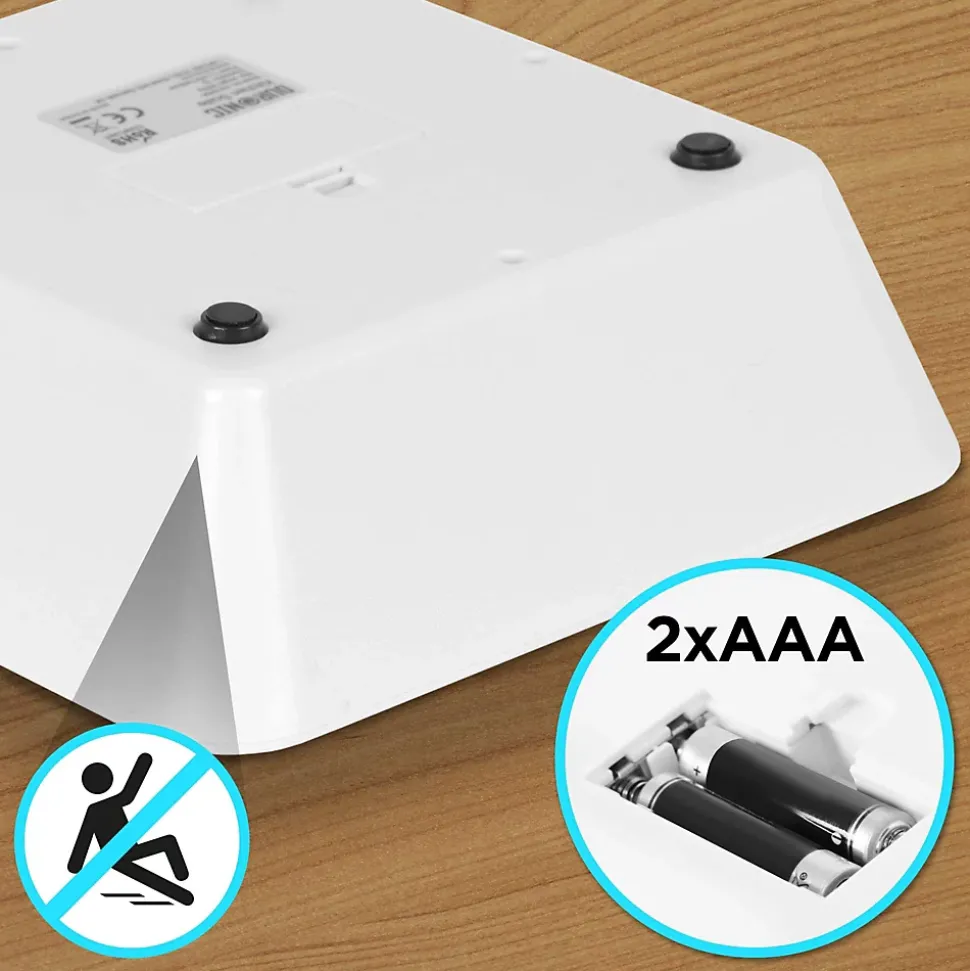 KS100 PK Balance de cuisine Capacité 5 kg Affichage numérique Ajout de poids Précision 1 g Bol 1,2L 4 capteurs précis Duronic