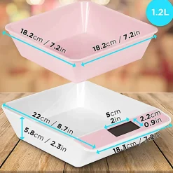 KS100 PK Balance de cuisine Capacité 5 kg Affichage numérique Ajout de poids Précision 1 g Bol 1,2L 4 capteurs précis Duronic