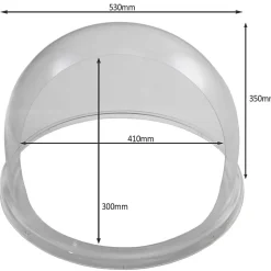 KuKoo Dôme Protecteur de Machine à Barbe à Papa