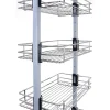 KuKoo Garde-Manger Coulissant de Cuisine 190-220cm Hauteur