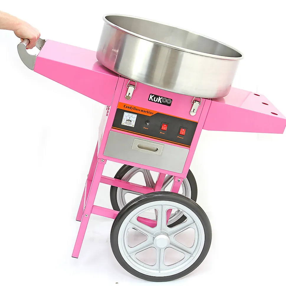 KuKoo Machine à Barbe à Papa avec Charrette