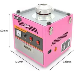 KuKoo Machine à Barbe à Papa & Dôme Protecteur