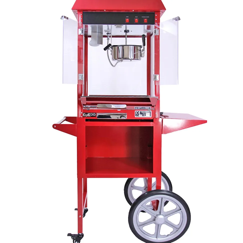 KuKoo Machine à Popcorn Professionnelle avec Chariot