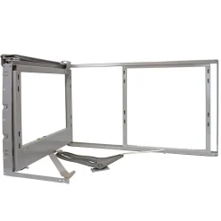 KuKoo Paniers Métalliques d Angle Coulissants - Côté gauche