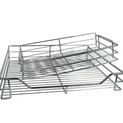 KuKoo Paniers Métalliques d Angle Coulissants - Côté Droit