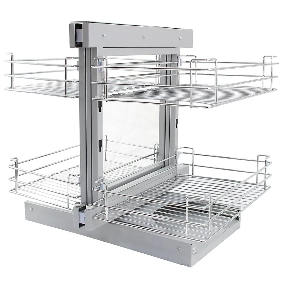 KuKoo Paniers Métalliques d Angle Coulissants - Côté Droit