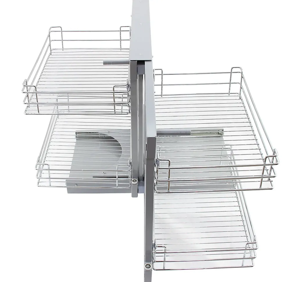 KuKoo Paniers Métalliques d Angle Coulissants - Côté Droit