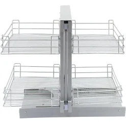 KuKoo Paniers Métalliques d Angle Coulissants - Côté Droit