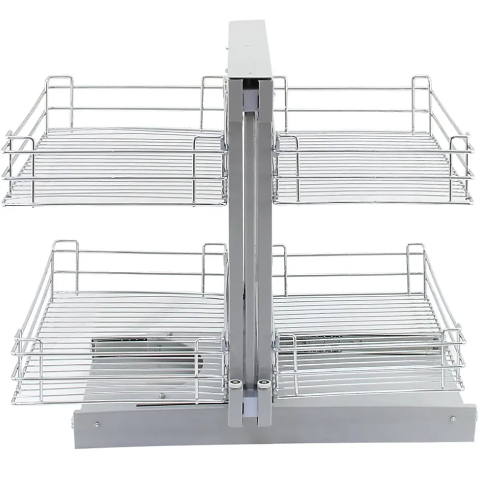 KuKoo Paniers Métalliques d Angle Coulissants - Côté Droit