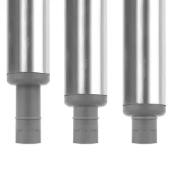 KuKoo Plan de Travail 150 cm avec Étagère d'Appoint à 1 Niveau