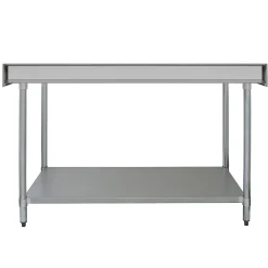 KuKoo Table de Travail en Inox - 150 x 60 x 90 xm